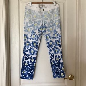 Hollister Blue Floral Pants NWOT